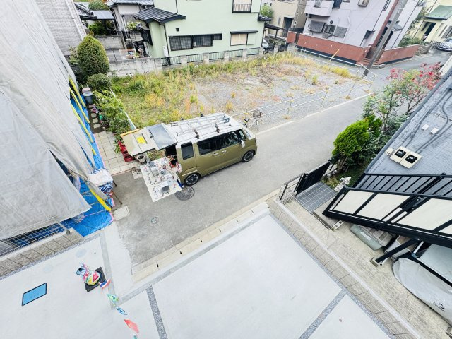 三郷市東町新築戸建（東町３期）の展望|バルコニーより道路側眺望