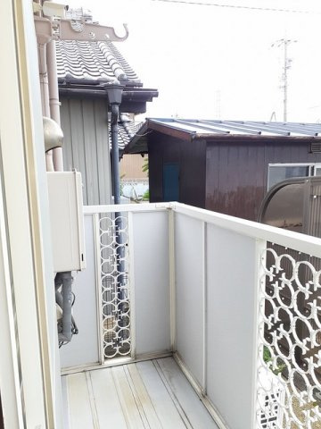 ボヌール栄のバルコニー