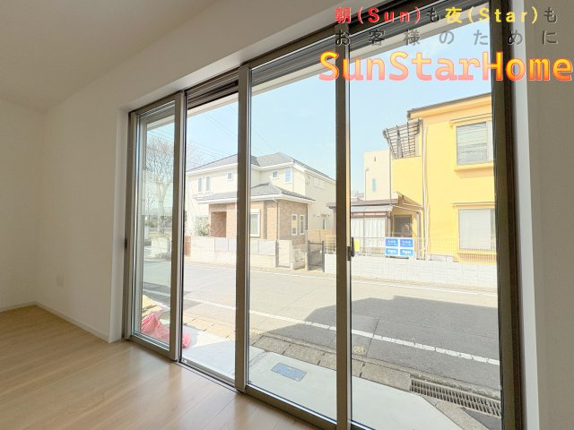 【サンスターホーム】青梅市河辺町　新築戸建　駅近　建物面積105㎡　北西角地のその他|ワイドサッシ搭載♪