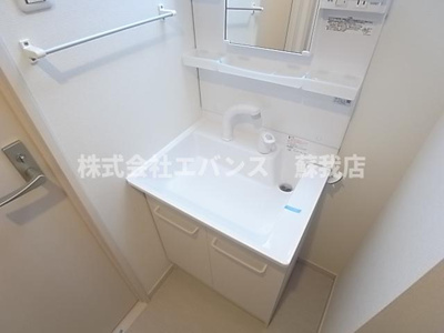 【独立洗面台】 | リブリ・ガーデンプレイス | 独立洗面台です