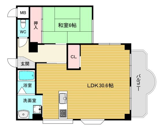 【間取り】 | ＢＥＣアーバン西宮北口