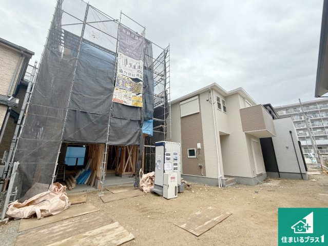 堺市東区南野田　第1期　新築一戸建ての外観|現在建築中！落ち着いた街並みで新生活を始めることが出来そう！周辺の物件も併せてご紹介させて頂きます！