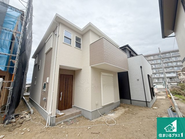 堺市東区南野田　第1期　新築一戸建ての外観|現在建築中！落ち着いた街並みで新生活を始めることが出来そう！周辺の物件も併せてご紹介させて頂きます！