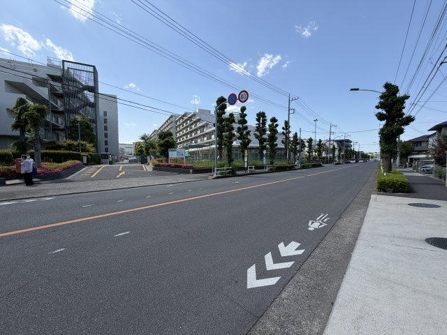 【その他】 | 東大和グリーンタウン3号棟 | 前面道路を含む写真です。歩道の木々がお洒落な道路です(^^♪