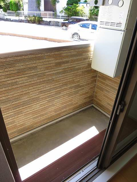 ベルコロレⅡのバルコニー