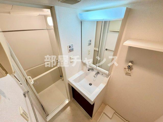 エステムコート名古屋栄デュアルレジェンドの独立洗面台