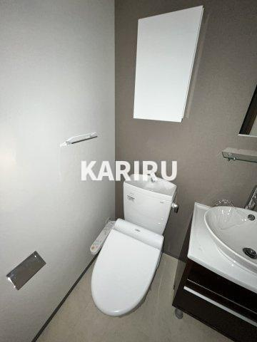 レジュールアッシュ大阪城NORDのトイレ