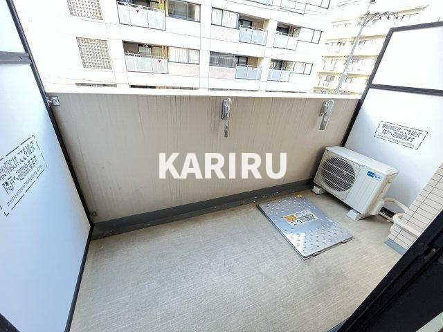 レジュールアッシュ大阪城NORDのバルコニー