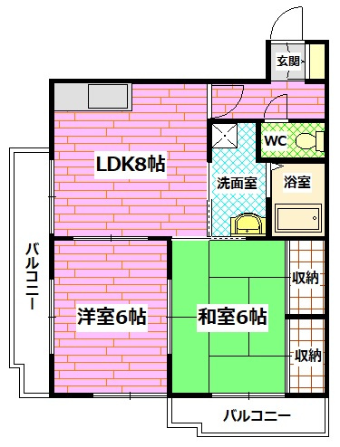 ハーモニーヒラキの間取り