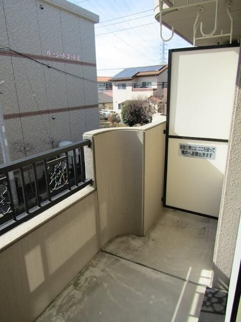 ルーシッドコートのバルコニー