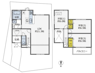【間取り】 | 鹿ケ谷桜谷町 中古戸建【哲学の道徒歩5分】