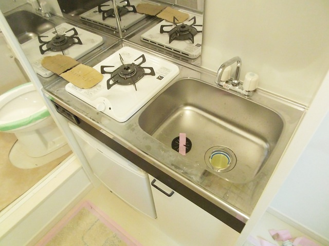 ベルエステート東十条のキッチン|ガスコンロ付きのキッチンです！