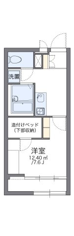 レオパレスＹＯＵの間取り|代表的な間取のため実際の間取とは異なる場合があります