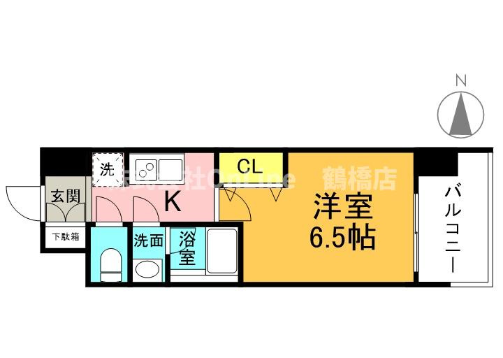 ブランシエスタ森ノ宮の間取り