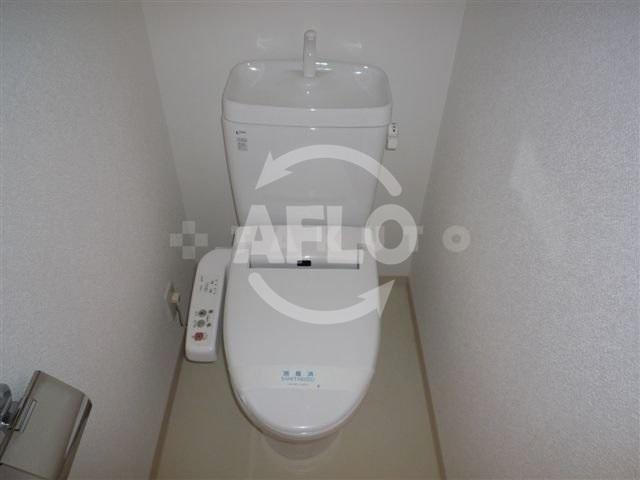 エステムコート難波サウスプレイスⅡレフィーナのトイレ|エステムコート難波サウスプレイスⅡレフィーナ　温水洗浄便座機能付き