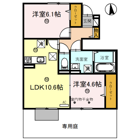サンパティークの間取り|※間取りが現況と異なる場合は現況を優先します※