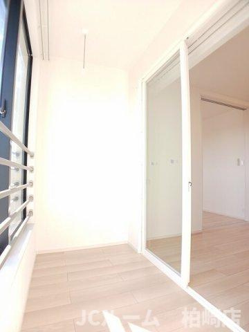 ヒカルサ柏崎サウス Ⅱのバルコニー