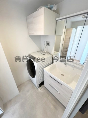 【洗面所】 | シャルマンフジビルト・モアー勝山 | 洗濯機は撤去予定