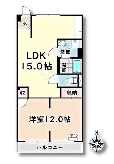 【間取り】 | 本城ビル【名古屋市賃貸・RC造】