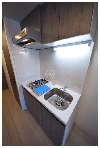 レジュールアッシュOSAKA新深江のキッチン|レジュールアッシュOSAKA新深江　2口ガスシステムキッチン