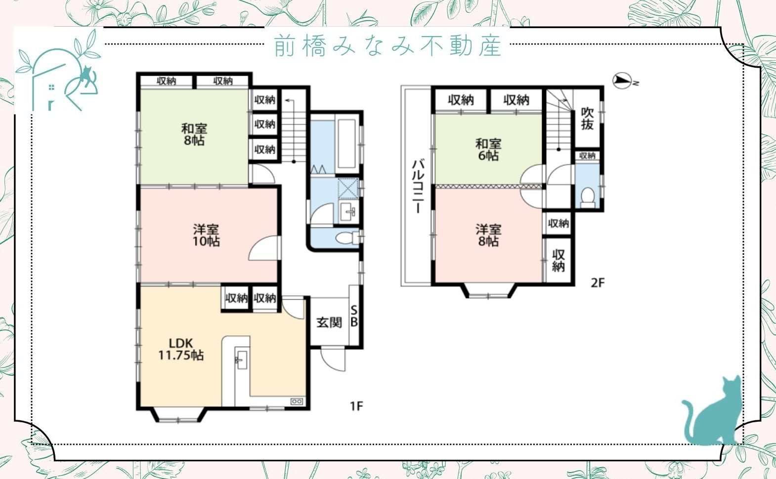 【中古戸建】前橋市下川町　４LDK