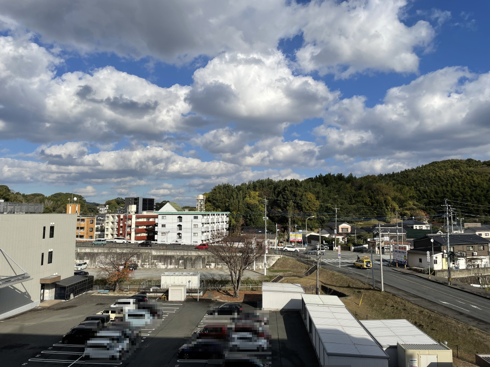 アルファステイツ新飯塚駅前Ⅱの展望|5階玄関側からの眺望