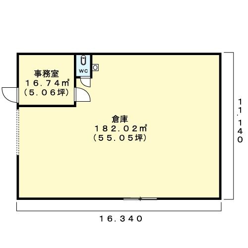 飯田岡倉庫Ｄの間取り