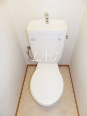 【トイレ】 | エバーハイツ大山 | トイレです。