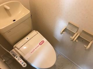 グリーンハイム松橋Ⅱのトイレ|シャワー付トイレ