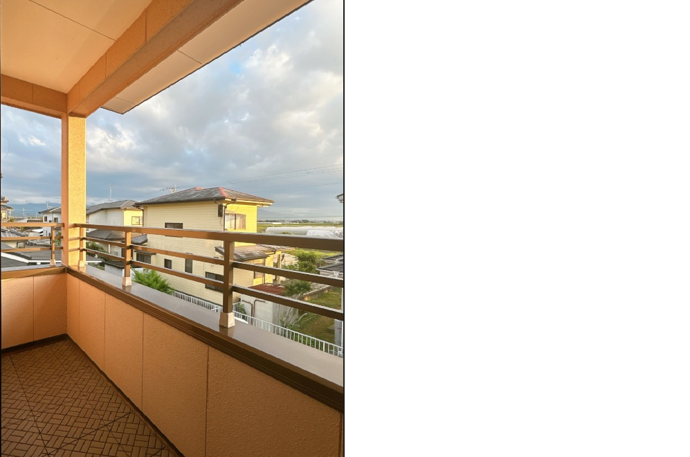 宇城市松橋町浅川中古戸建のバルコニー