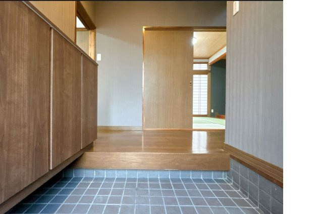 宇城市松橋町浅川中古戸建の玄関