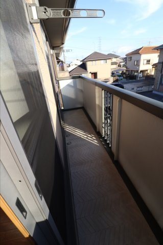 リヴェール　A棟のバルコニー