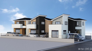 【外観】 | 越谷市千間台西23期　新築分譲住宅　全3棟 | ■千間台西23期　新築分譲住宅　全3棟