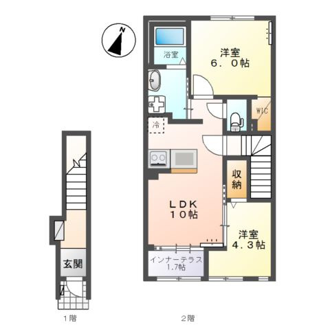ココソレイユの間取り