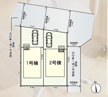 【区画図】 | クレイドルガーデン石巻市駅前北通り 第5