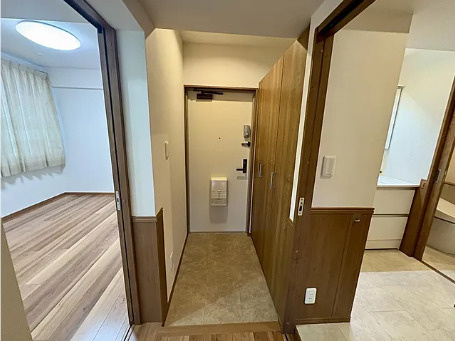 アベニュー等々力５の玄関