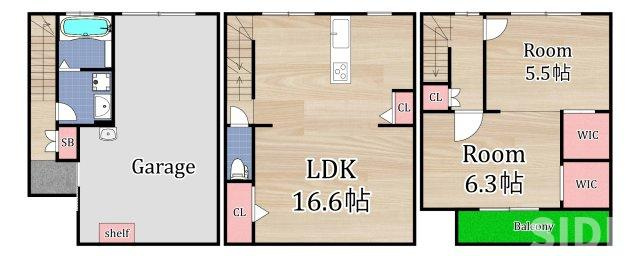 【間取り】 | Individual関目(インディビジュアルセキメ)