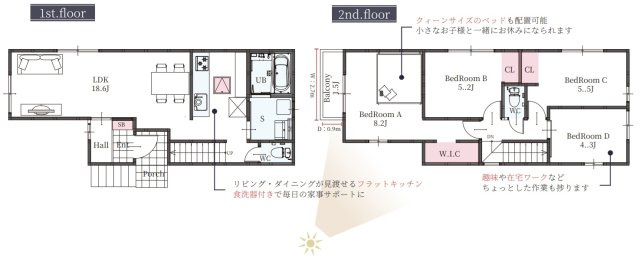 明石市太寺天王町の間取り