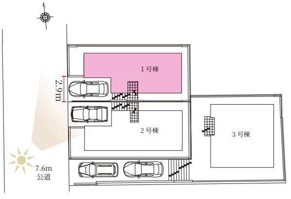 明石市太寺天王町の区画図