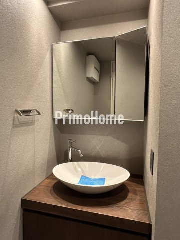 レジディア神田東の洗面所