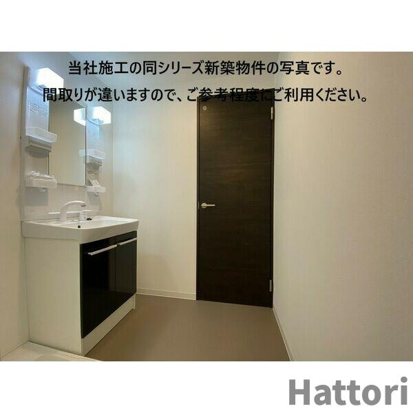 エステイトE池田1の洗面所