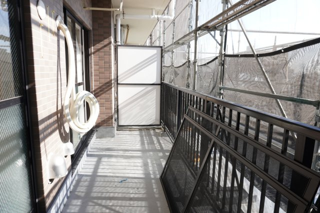 サンリット大袋のバルコニー