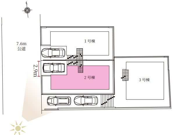 明石市太寺天王町の区画図