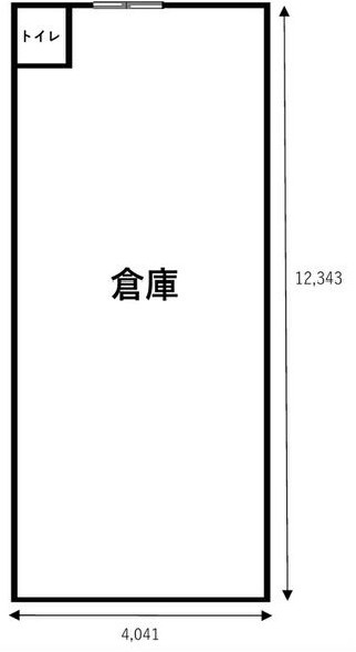 大今里3丁目倉庫（テナント）の間取り|大今里3丁目倉庫（テナント）　間取り