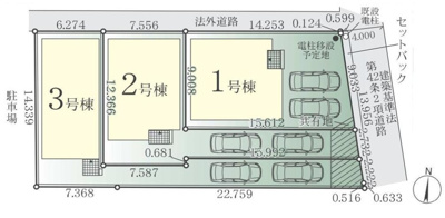 【外観パース】 | 藤沢市亀井野8期 新築戸建 全3棟
