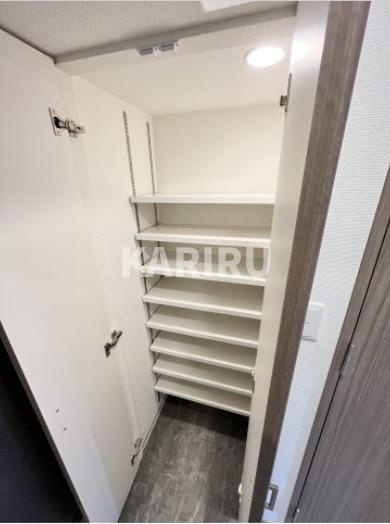 レオンコンフォート都島Ⅱの収納|同物件別部屋の写真です。