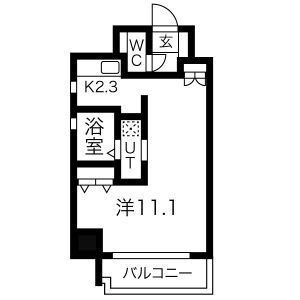 アバンティ桜宮の間取り