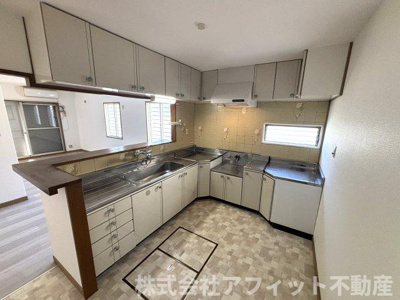 【キッチン】 | 南町貸戸建て | カウンターキッチン