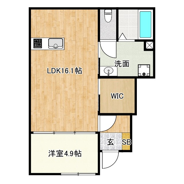 minato　terrace飾磨の間取り