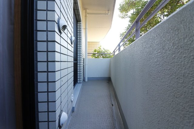 グランフェルティ本山のバルコニー